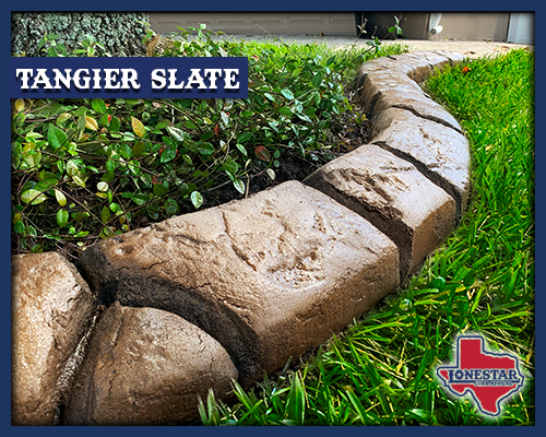 Tangier Slate Curb Example